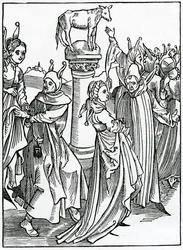 De lepynges et dauncis et folys qui passent leur temps en telle vanité, illustration de la traduction anglaise d